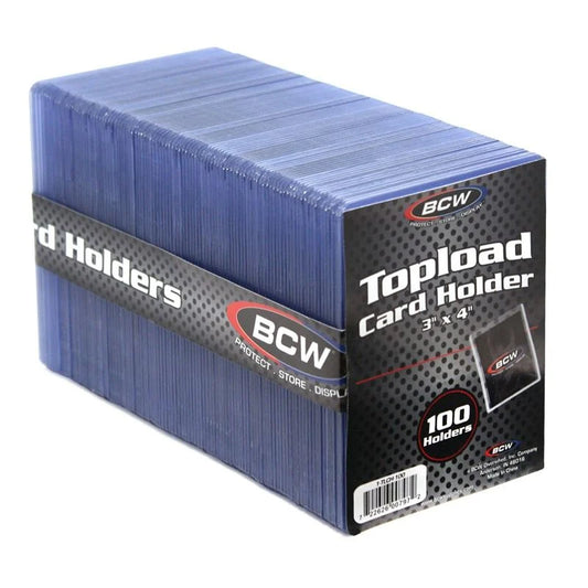 BCW - Standard Trading Card Toploader -5pk