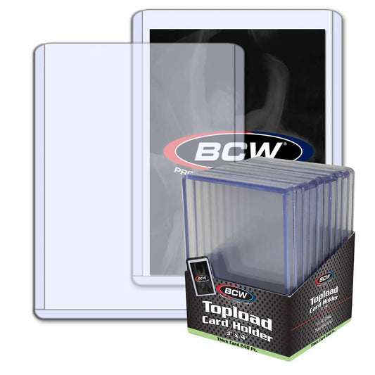 BCW - Thick Card Topload Holder - 240 PT - 5pk