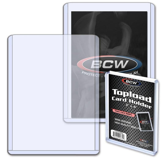 BCW - Thick Card Topload Holder - 360 PT - 10 pk