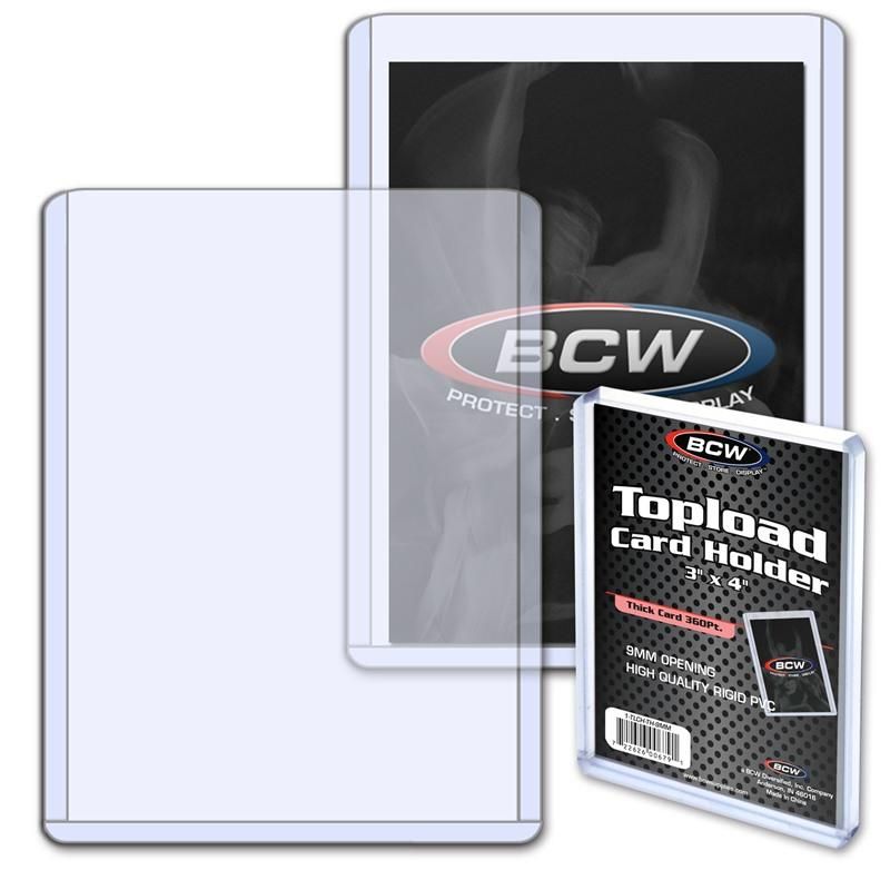 BCW - Thick Card Toploader - 5pk